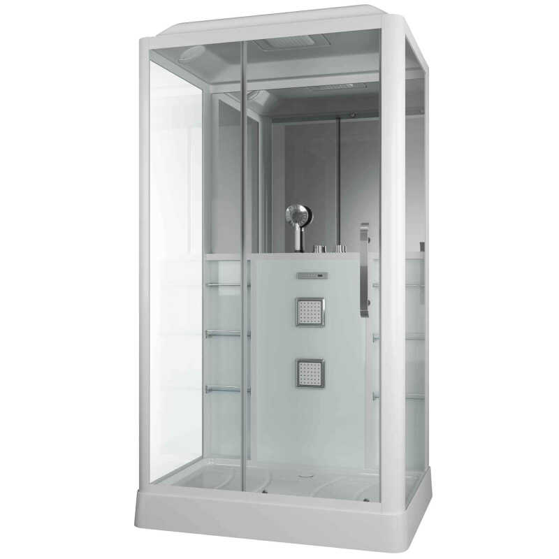 Душевая кабина Grossman Alba GR127L (90x120x225) дверь раздвижная,3 места