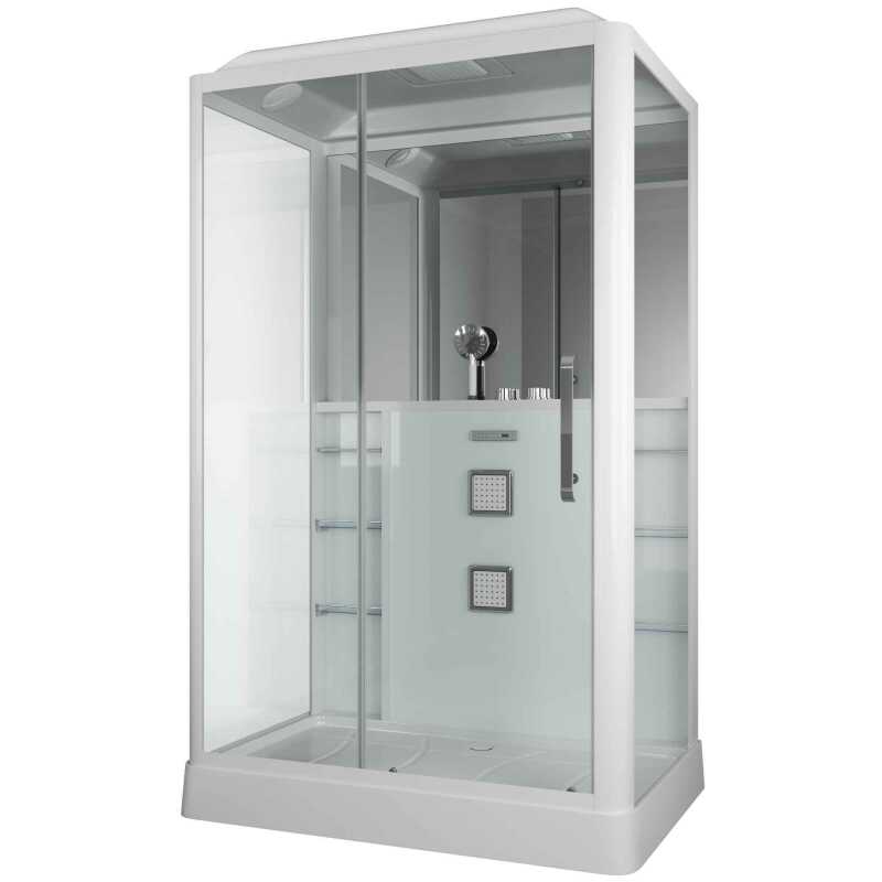 Душевая кабина Grossman Alba GR128L (90x135x225) дверь разджвижная,3 места