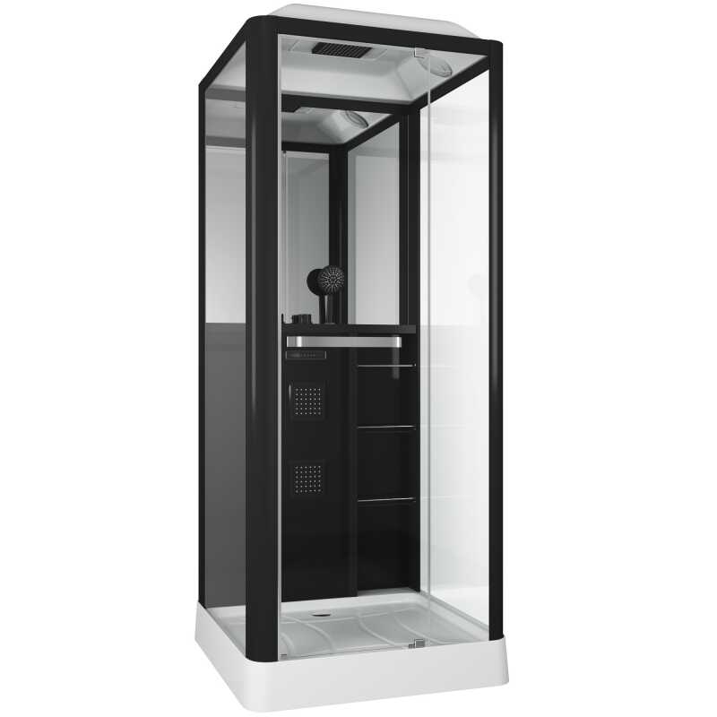 Душевая кабина Grossman Alba GR221 (90x90x225) дверь распашная,3 места