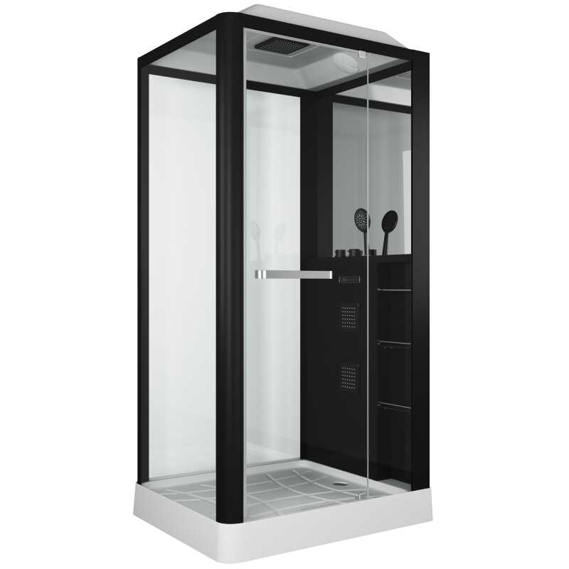 Душевая кабина Grossman Alba GR223 (90x110x225) дверь распашная,3 места