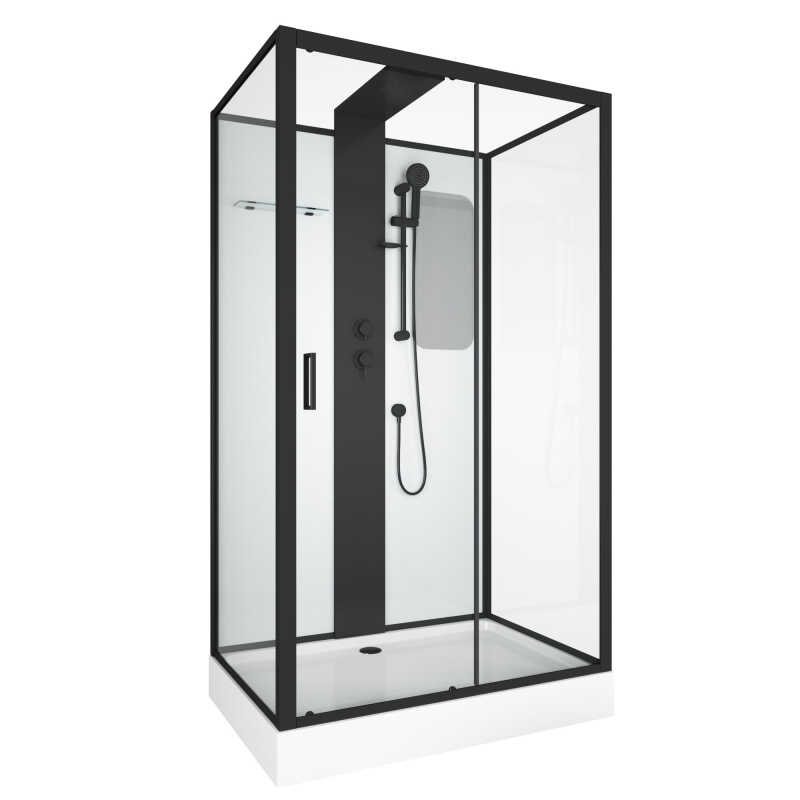 Душевая кабина Grossman Elegans GR252Q (120х80х217) дверь раздвижная,6 мест