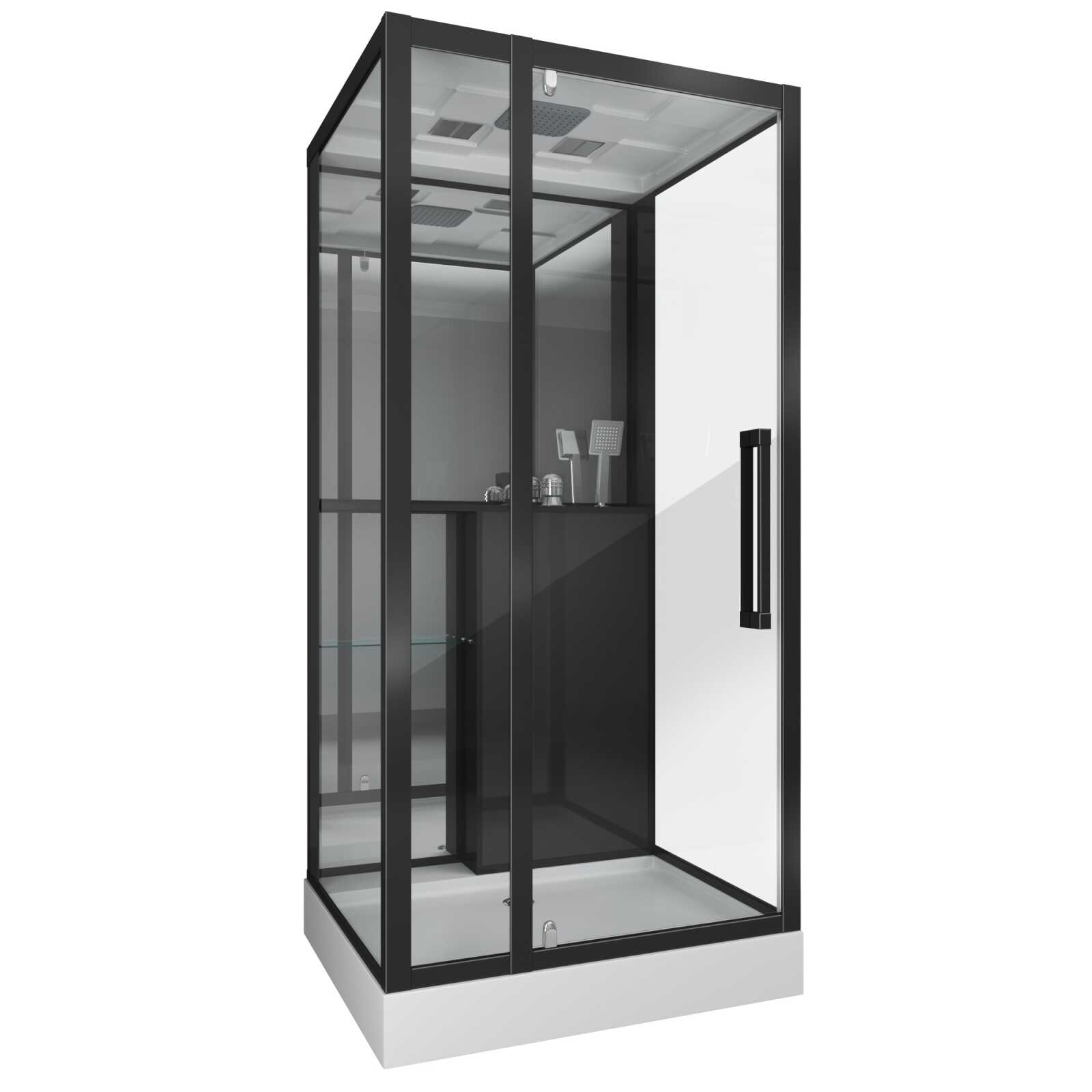Душевая кабина Grossman Style GR266 (90x100x215) дверь распашная,5 мест