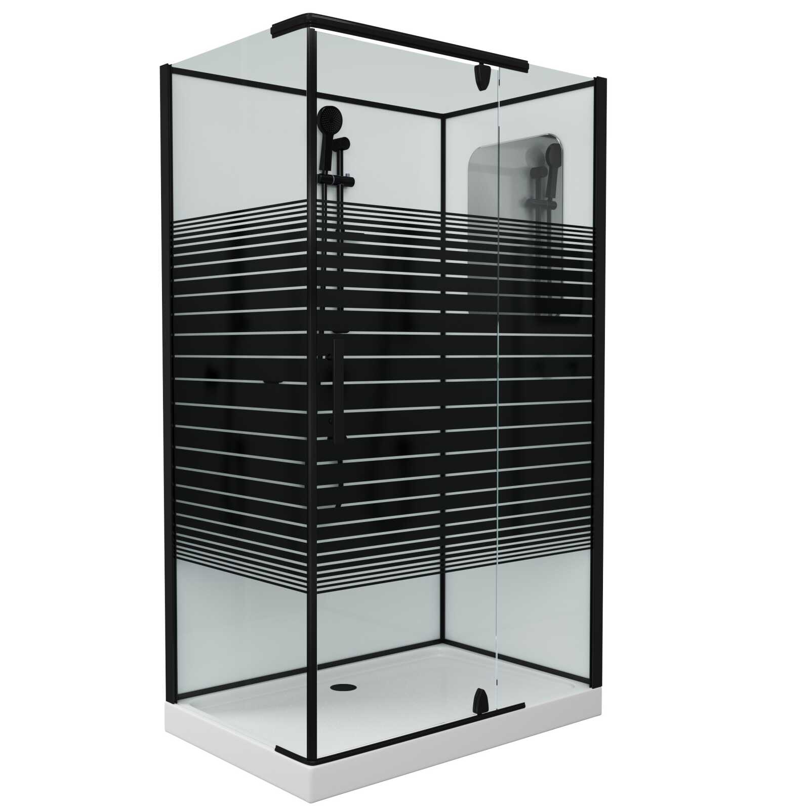 Душевая кабина Grossman Classic GR272QR (120х80х205) дверь распашная,4 места