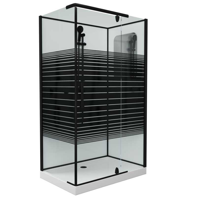 Душевая кабина Grossman Classic GR272QR (120х80х205) дверь распашная,4 места
