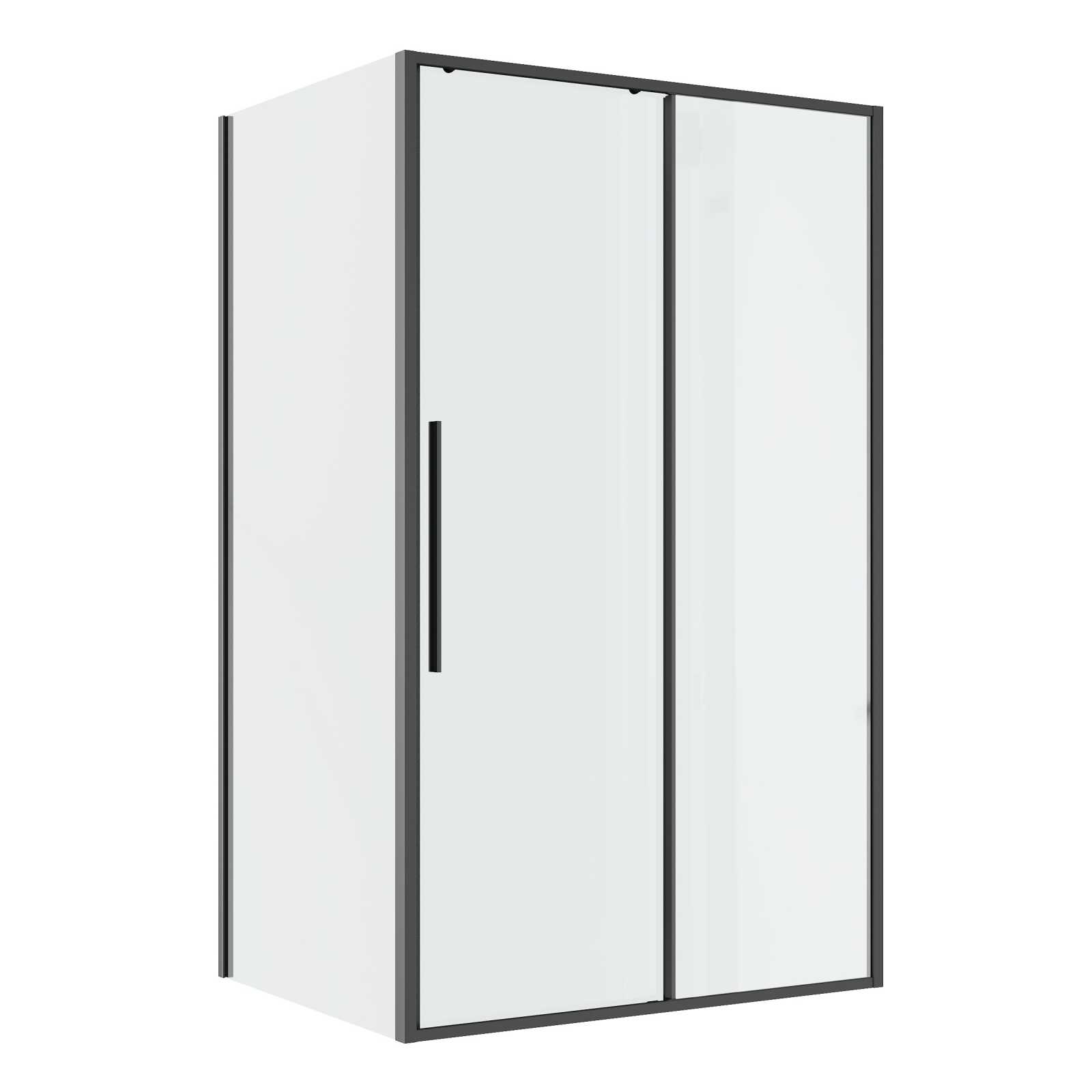 Душевое ограждение Niagara Nova NG-34-13AGR-A100GR-34 (130х100х195) ппрямоугольник,раздвижная,графит,стекло прозрачное,2 места