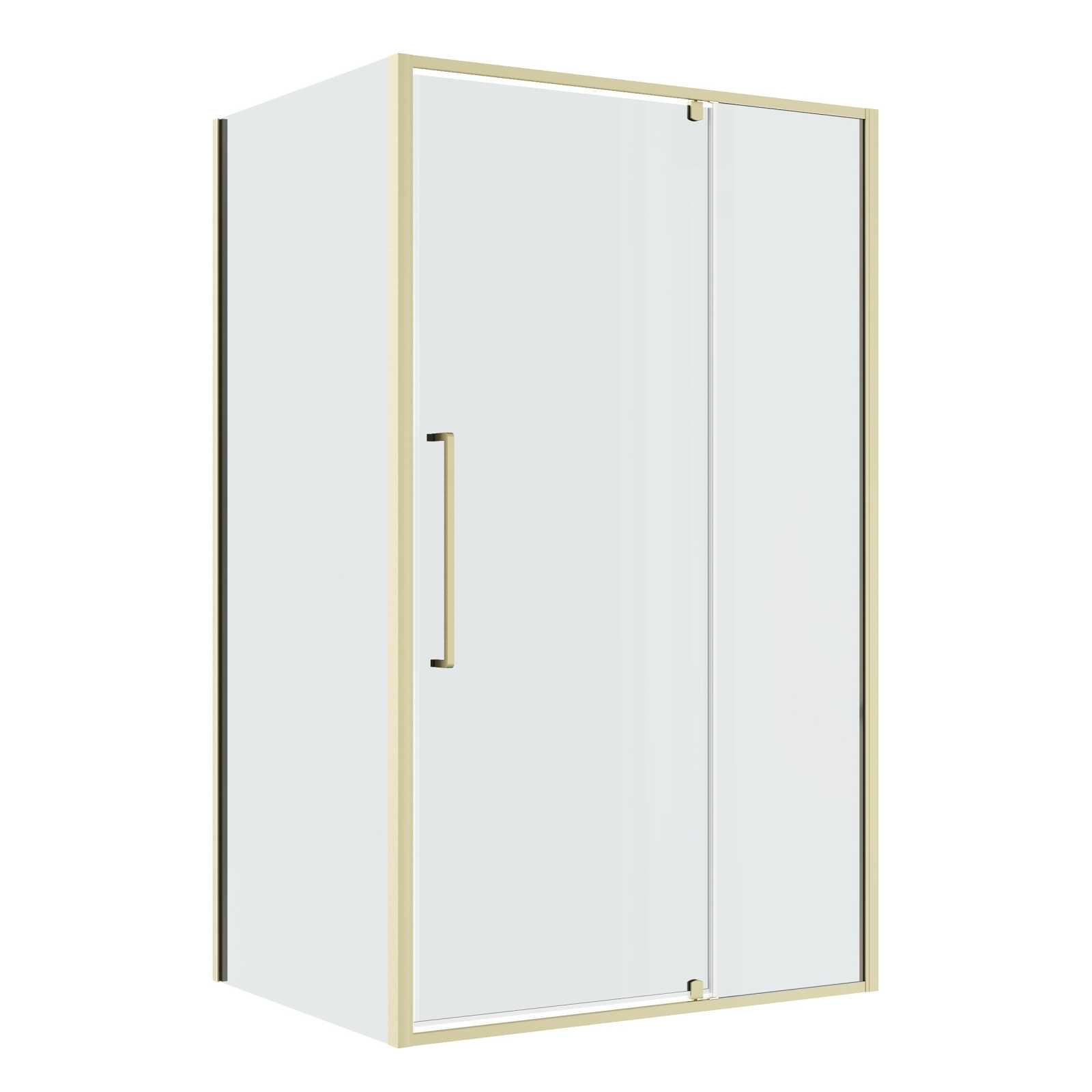 Душевое ограждение Niagara Nova NG-45-12ASG-A100SG-34 (120х100х195) прямоугольник,распашная,золото сатин,стекло прозрачное,2 места