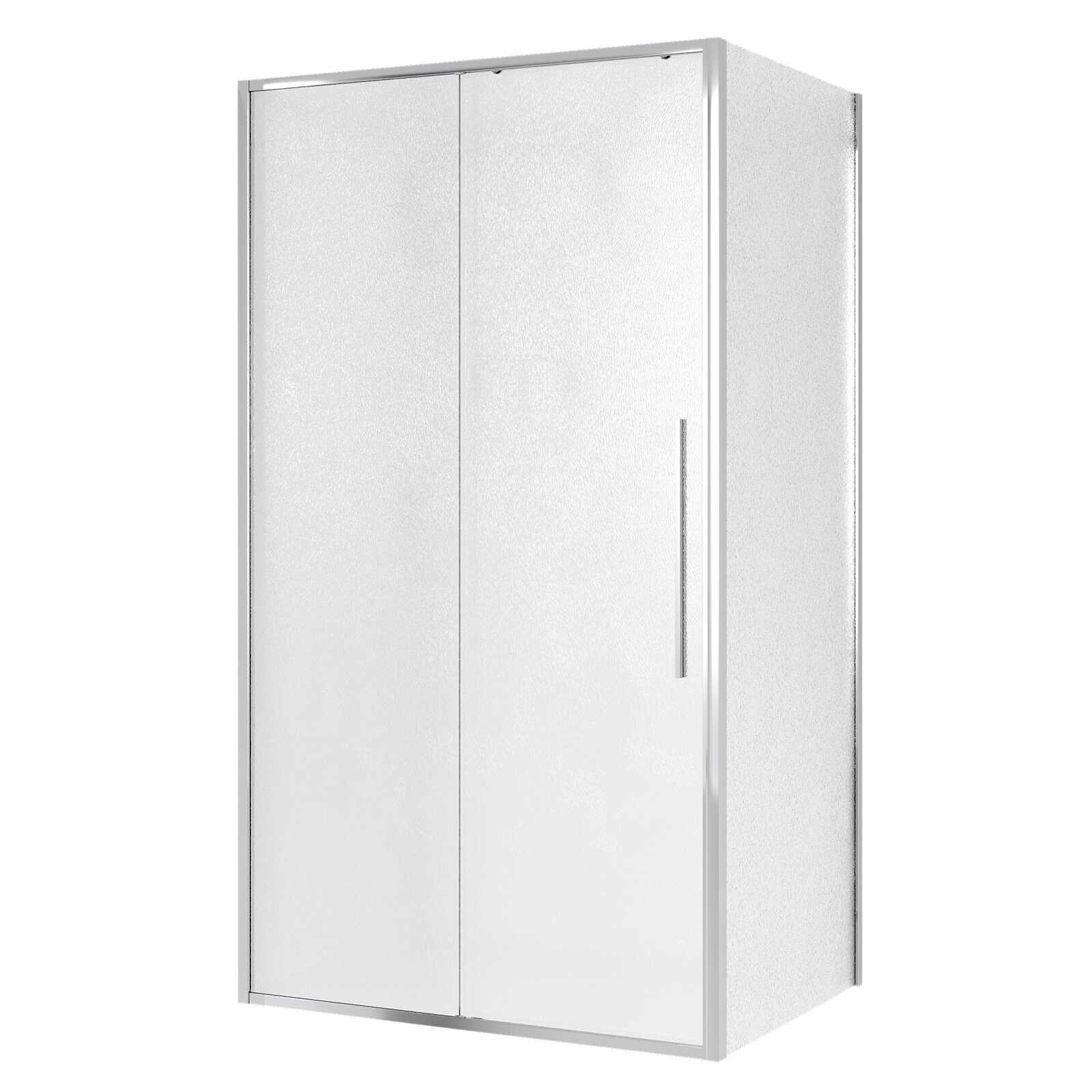 Душевое ограждение Niagara Nova NG-65-14CH-CH90-34 (140х90х195) прямоугольник,хром,дверь раздвижная,стекло шиншилла,2 места
