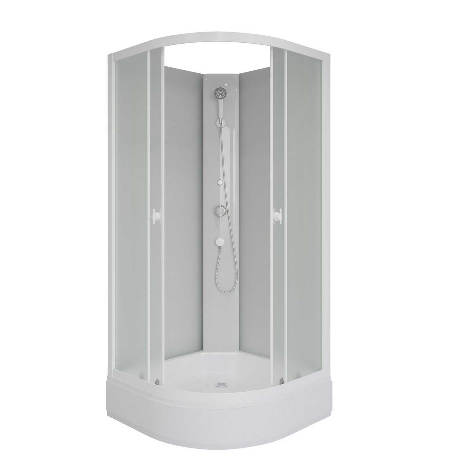 Душевая кабина Niagara Promo P100/26/MT/BK (100х100х195) 4 места