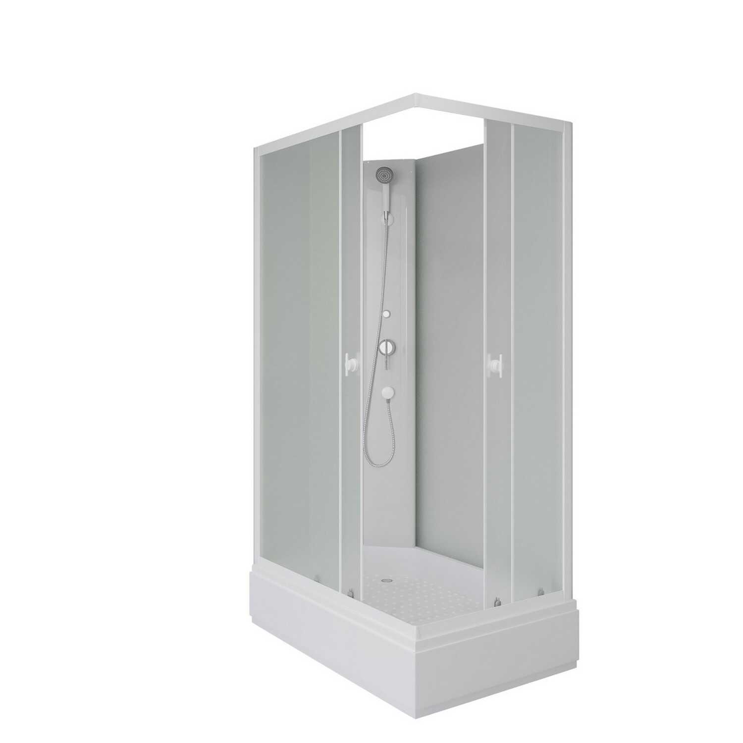 Душевая кабина Niagara Promo P110/80/26Q/MT/BK (110х80х200) 4 места