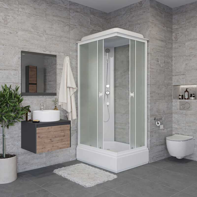 Душевая кабина Niagara Promo P120/80/26Q/MT (120х80х215) 4 места