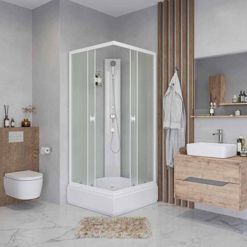 Душевая кабина Niagara Promo P80/26Q/MT/BK (80х80х200) 4 места