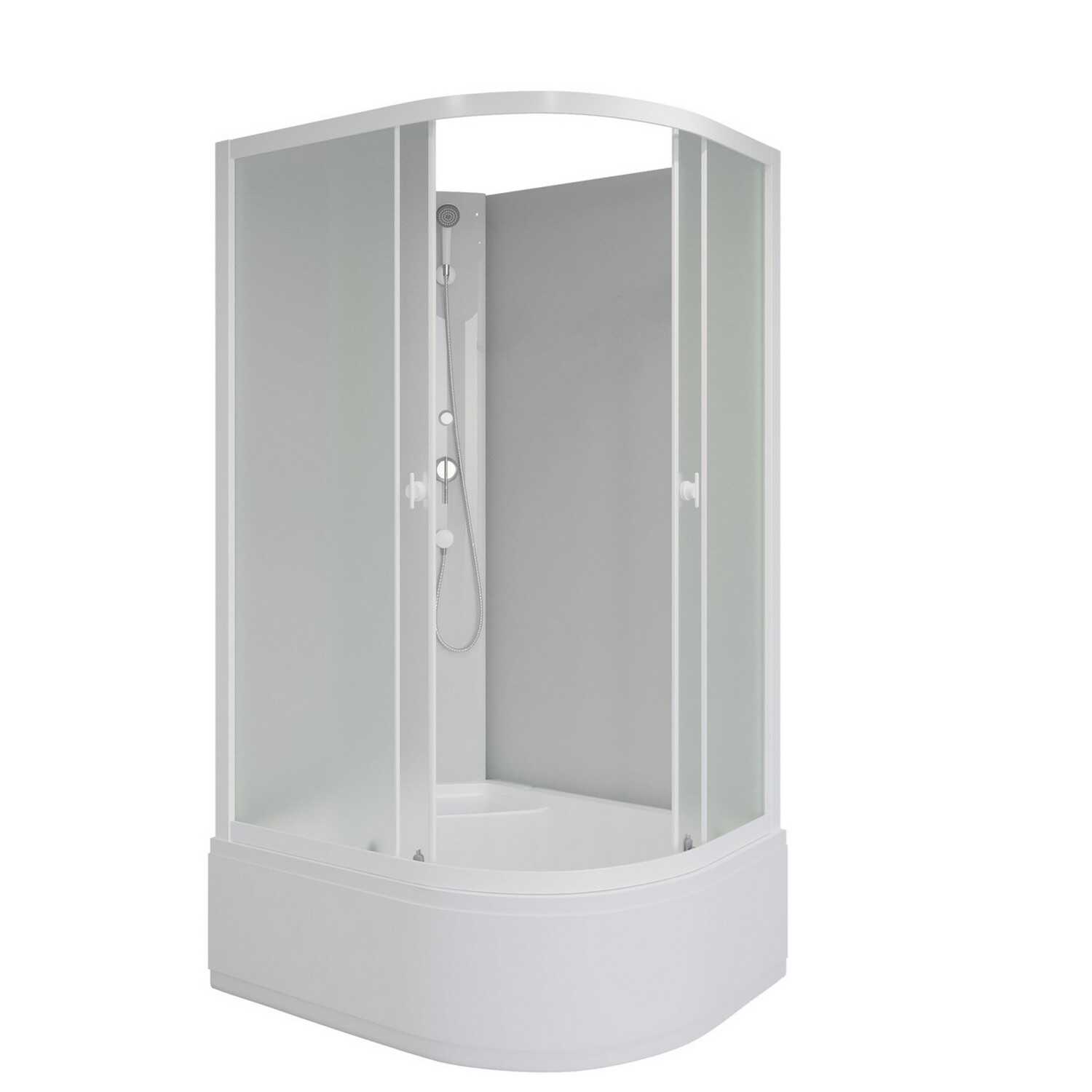 Душевая кабина Niagara Promo P90/80/40L/MT/BK (90х80х195) 4 места