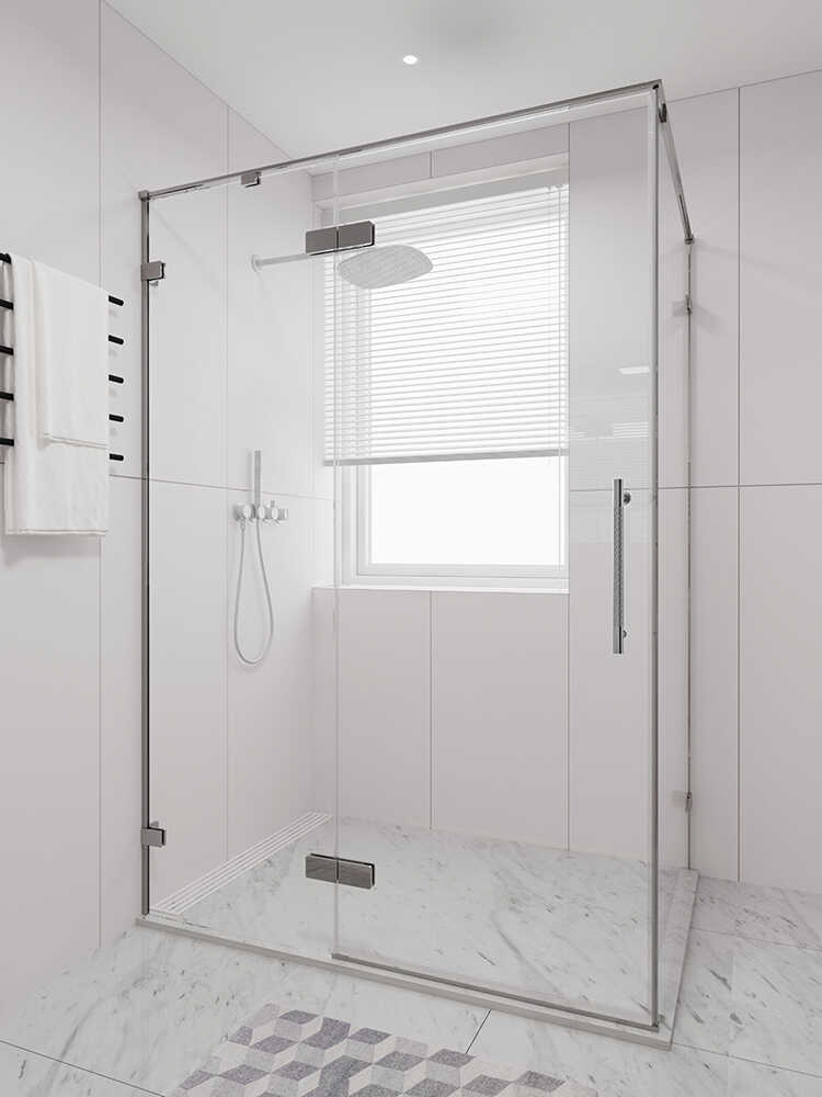 Душевой угол распашной Veconi Premium Alassio SP CH, 1200х800x2000, хром, стекло прозрачное осветленное