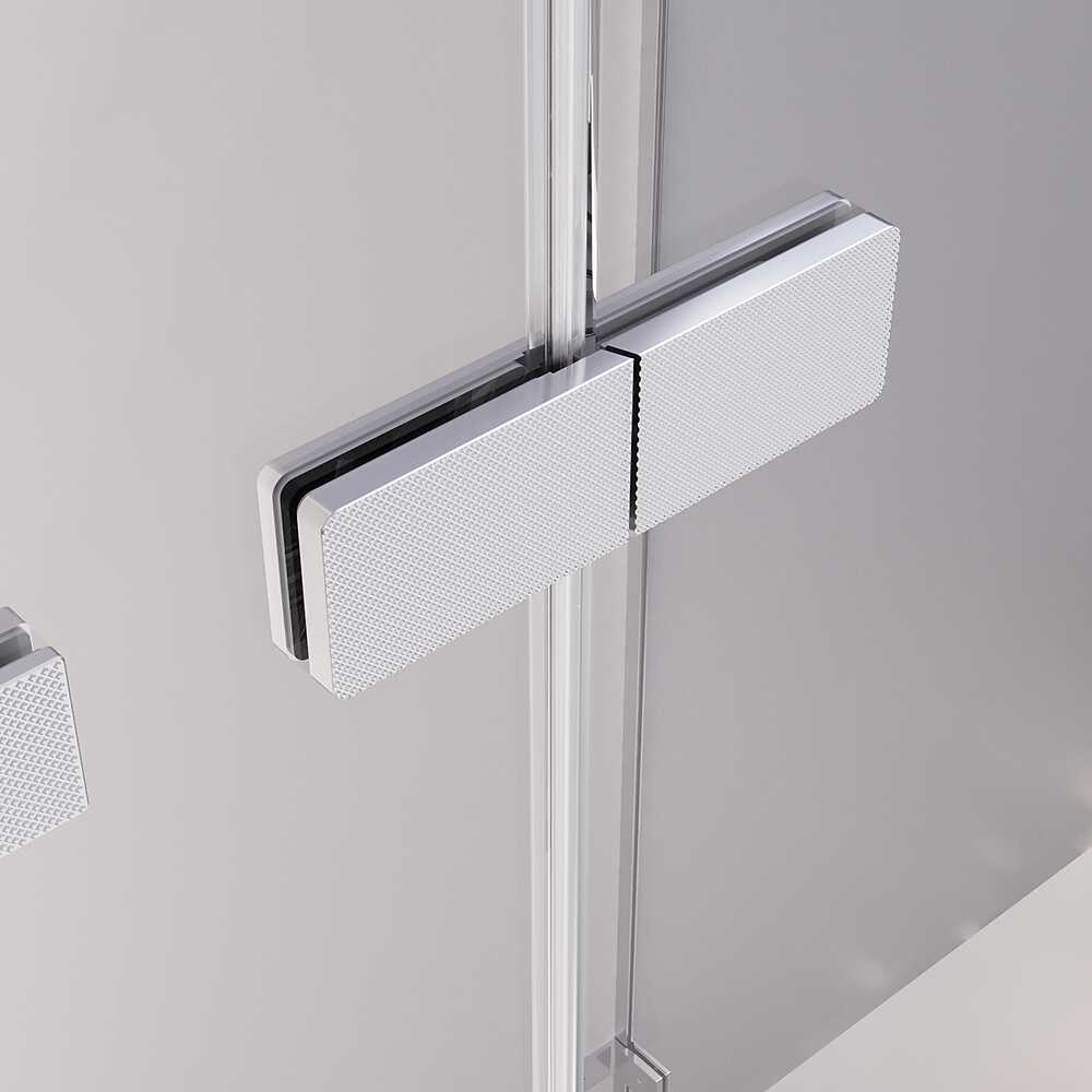 Душевой угол распашной Veconi Premium Alassio SP CH, 1200х800x2000, хром, стекло прозрачное осветленное