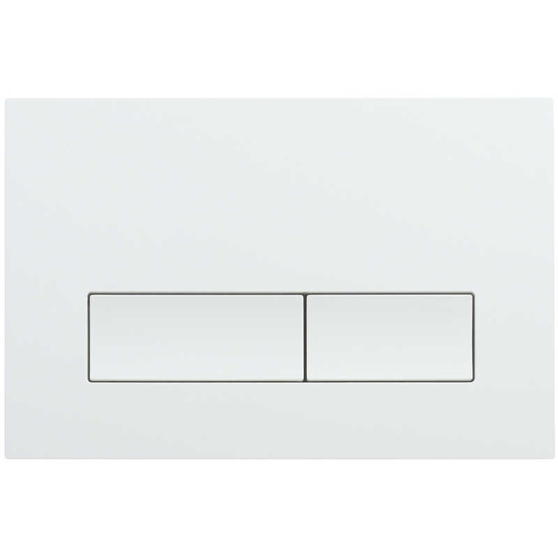 Кнопка смыва Veconi FLUSH V1, FLV1-W, 240х162х9, пластик, белый глянец
