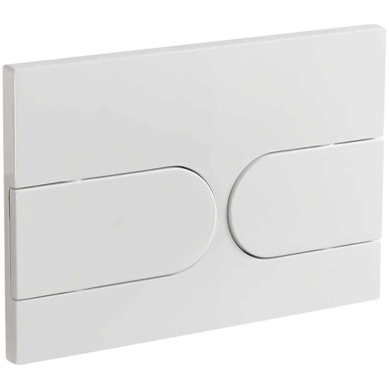 Кнопка смыва Veconi FLUSH V6, FLV6-W, 240х162х10, пластик, белый глянец