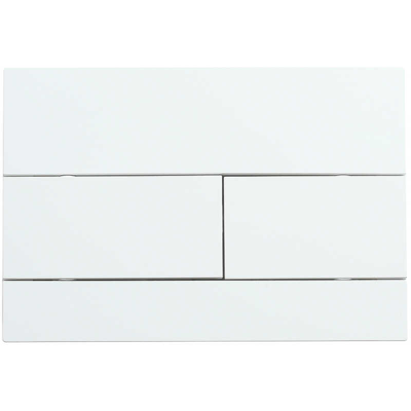 Кнопка смыва Veconi FLUSH V7, FLV7-W, 240х162х10, пластик, белый глянец