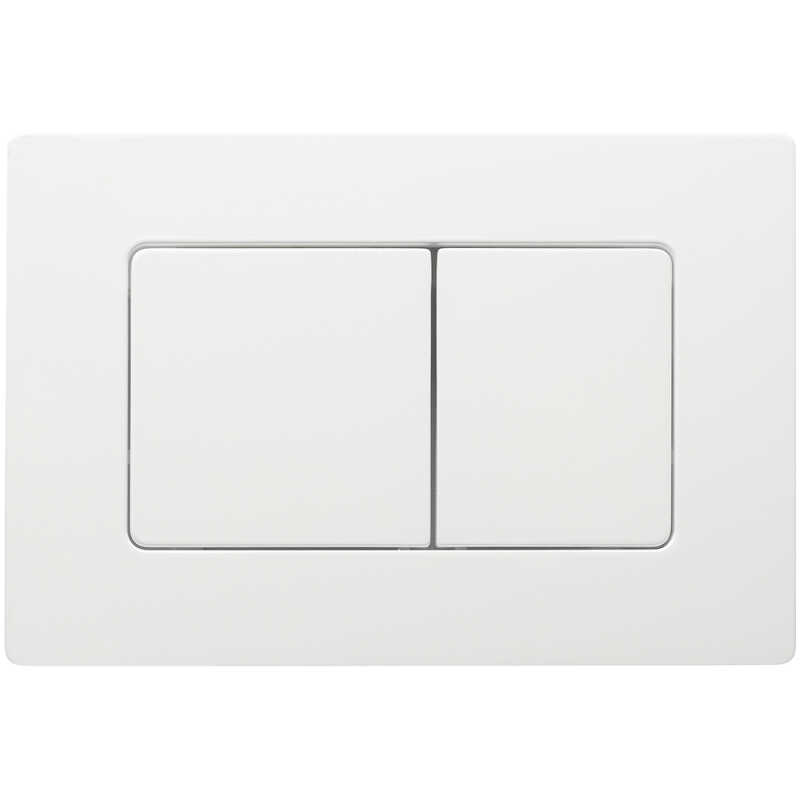 Кнопка смыва Veconi FLUSH V8, FLV8-W, 240х162х7, пластик, белый глянец
