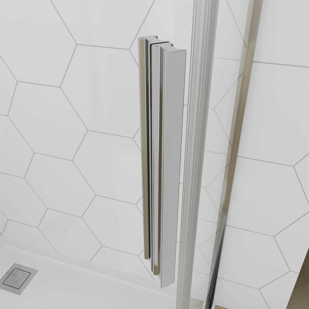 Душевой угол Veconi Ottimo P10 CH, 800x800x1900, хром, стекло прозрачное