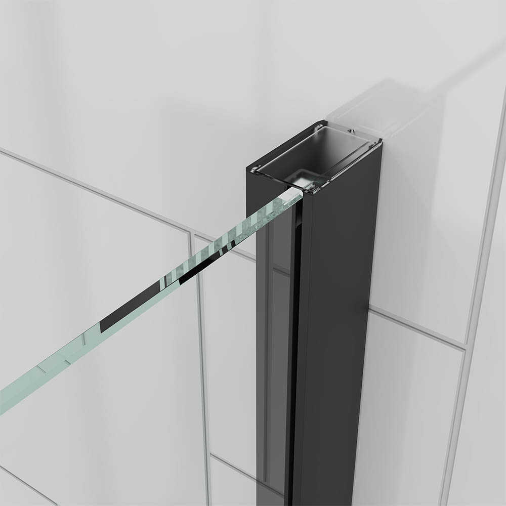 Душевой угол Veconi Ottimo P20SP GR, 1000х700х1900 графит брашинг, стекло прозрачное
