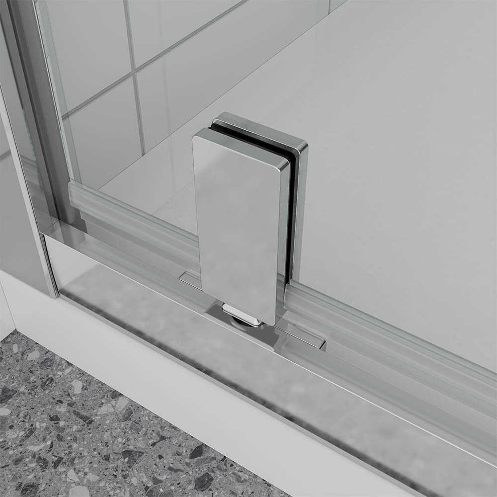 Душевая дверь Veconi Ottimo P30 CH, 700x1900, хром, стекло прозрачное