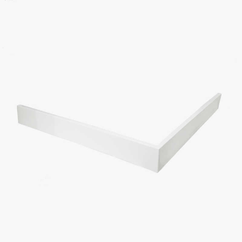 Экран для душевого поддона Veconi Pietra PS W, 800x800x30, гелькоут и стекловолокно, белый