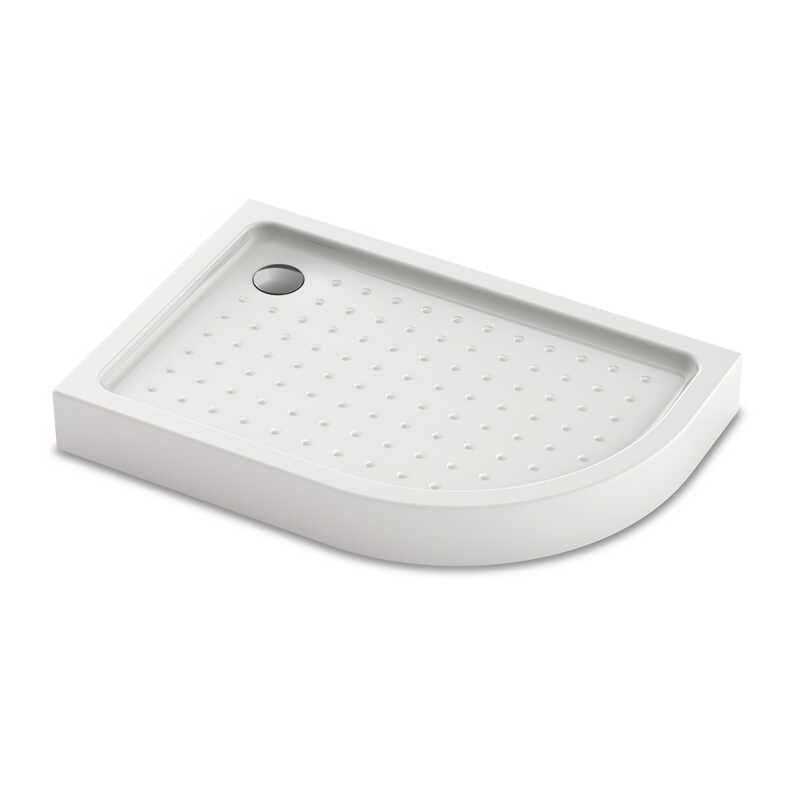 Душевой поддон Veconi Tezeo Acrylic TZ-55L, 1000x800x150, акрил, белый