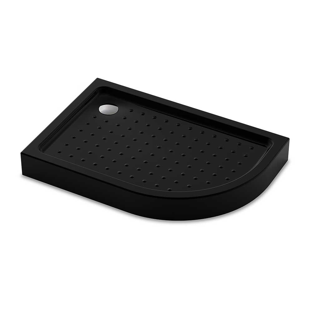 Душевой поддон Veconi Tezeo Acrylic TZ-55LB, 1000x800x150, акрил, черный