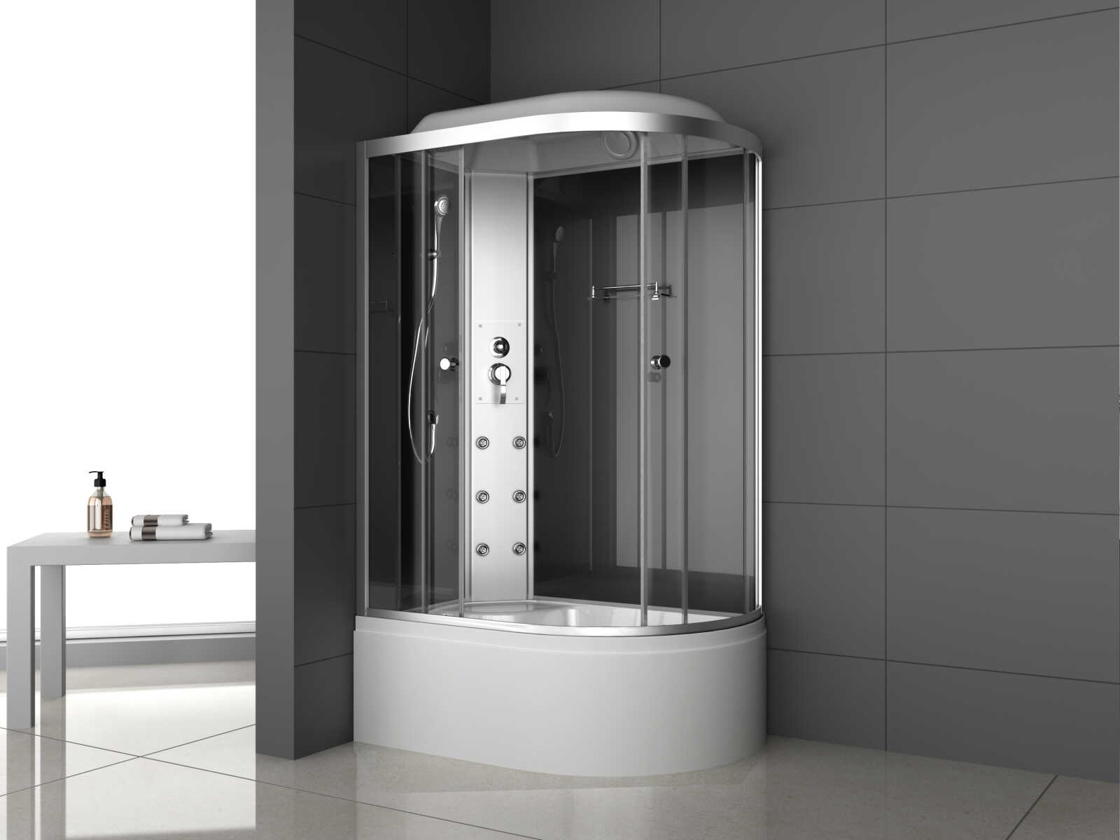 Душевая кабина ODA 8037 L т/с 80 x 120 x 215 г/п
