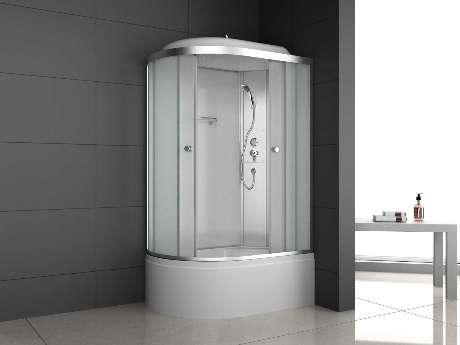 Душевая кабина ODA-8406 R Р м/с frosted (120*80) г/п