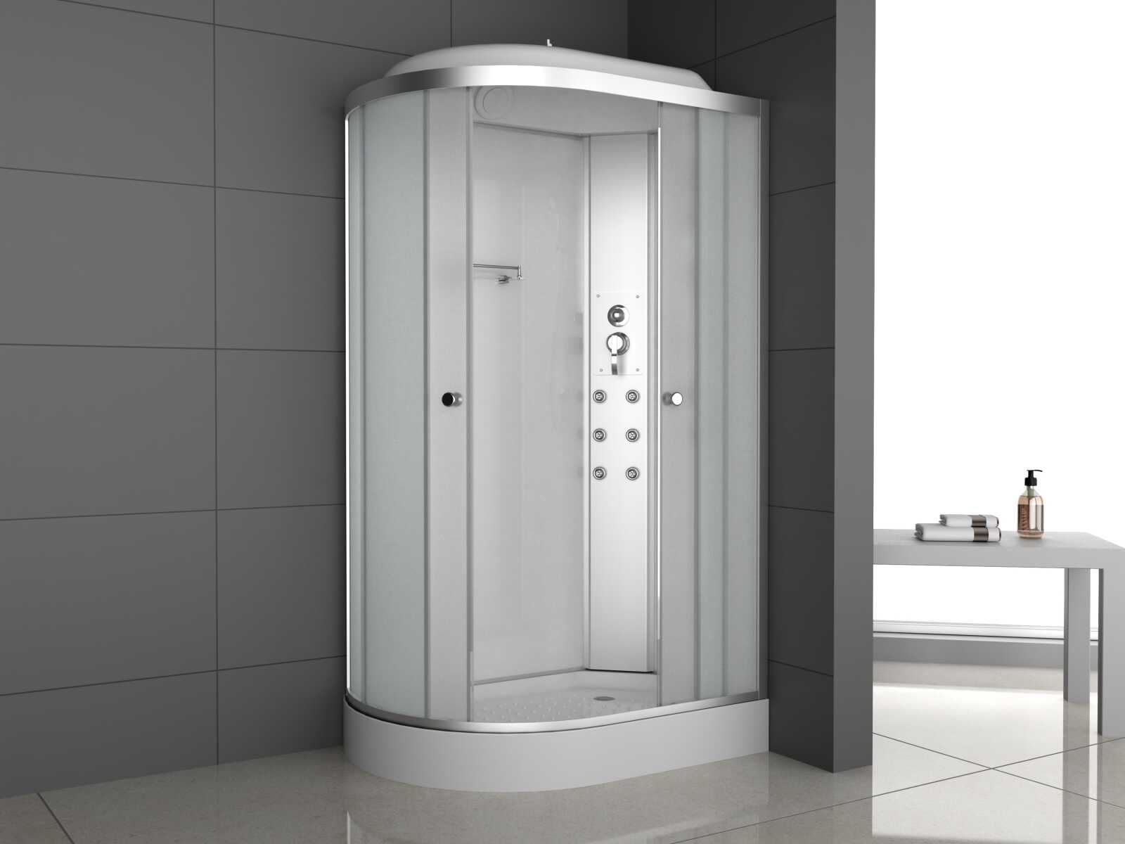Душевая кабина ODA 8037А R м/с frosted 80 x 120 x 215 н/п