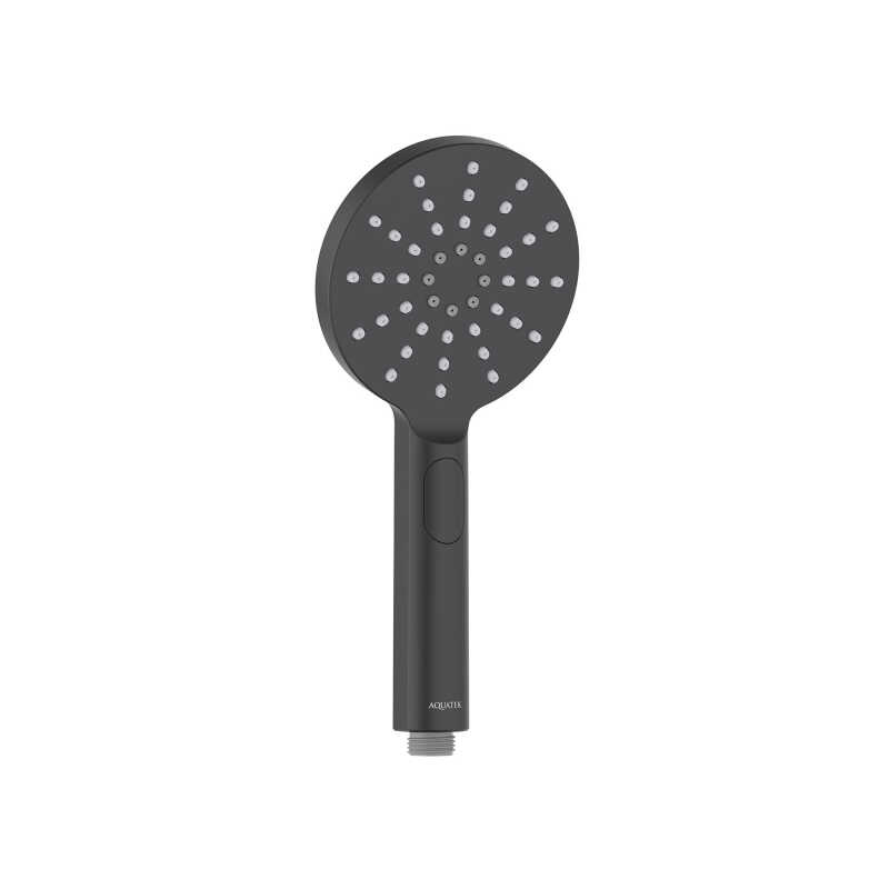 ОБЕРОН ручной душ Select 120 3 jet, матовый черный