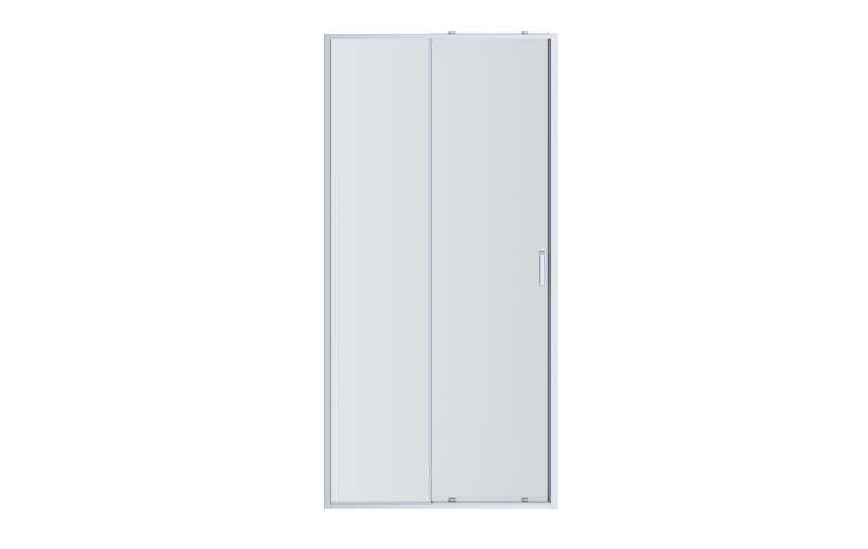 Душевая дверь двухэлементная, раздвижная1200x2000 профиль хром, стекло прозрачное ПРОДАЕМ ИЗ НАЛИЧИЯ