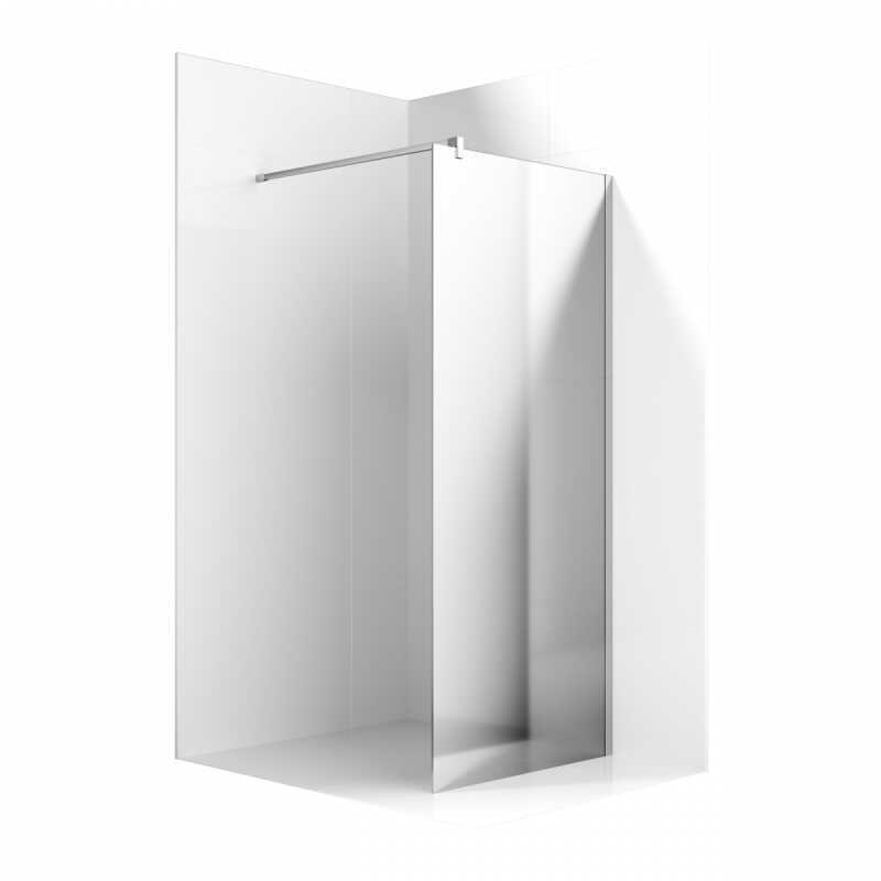 Душевая перегородка Ambassador Walk-in 15033124 (80х200) хром,стекло зеркальное,1 место