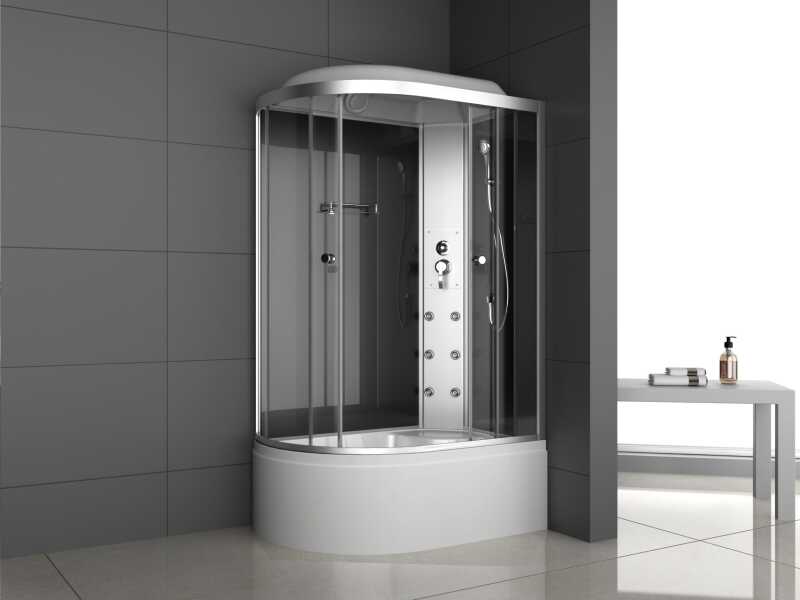 Душевая кабина ODA 8037 grey глубокий поддон