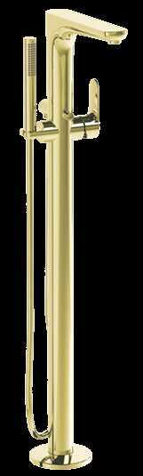 Root Round Напольный смеситель, золото