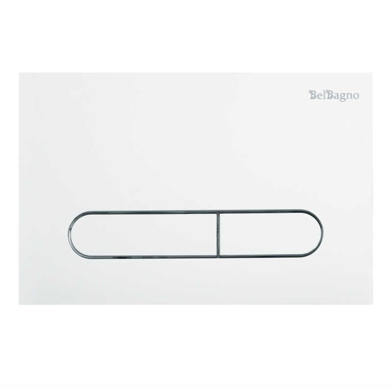 Кнопка смыва BelBagno PROSPERO, цвет-белый