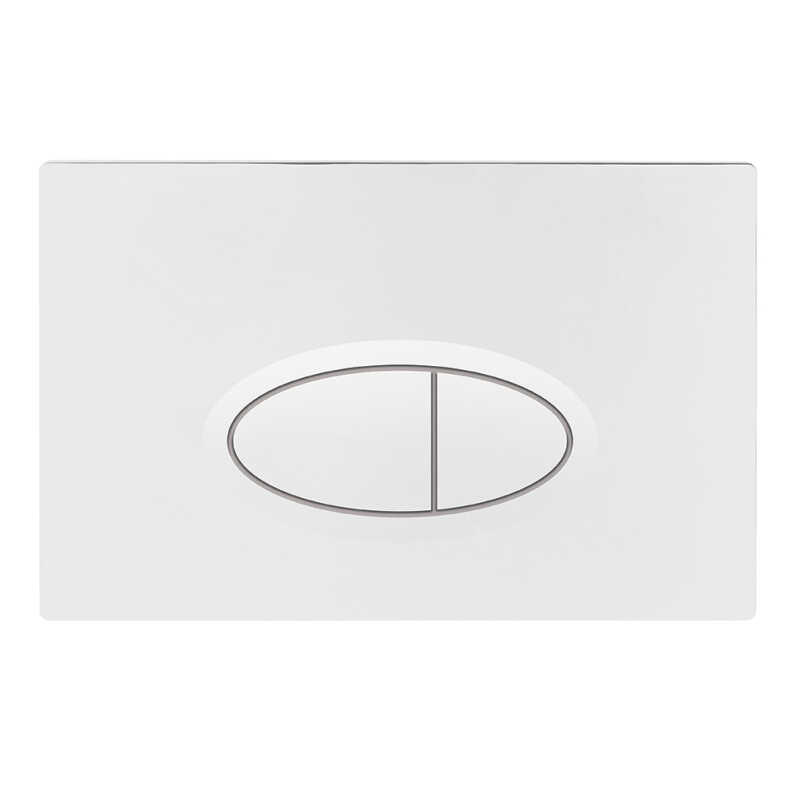 Кнопка смыва BB052BL, белая глянцевая