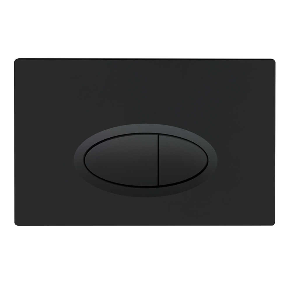 Кнопка смыва BB054NERO, чёрная матовая
