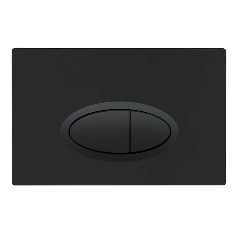Кнопка смыва BB054NERO, чёрная матовая
