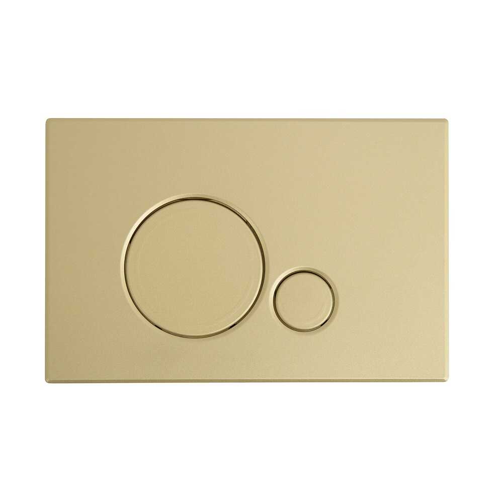 Кнопка смыва SFERA, цвет-брашированное золото, CZR/BB-SR-BORO