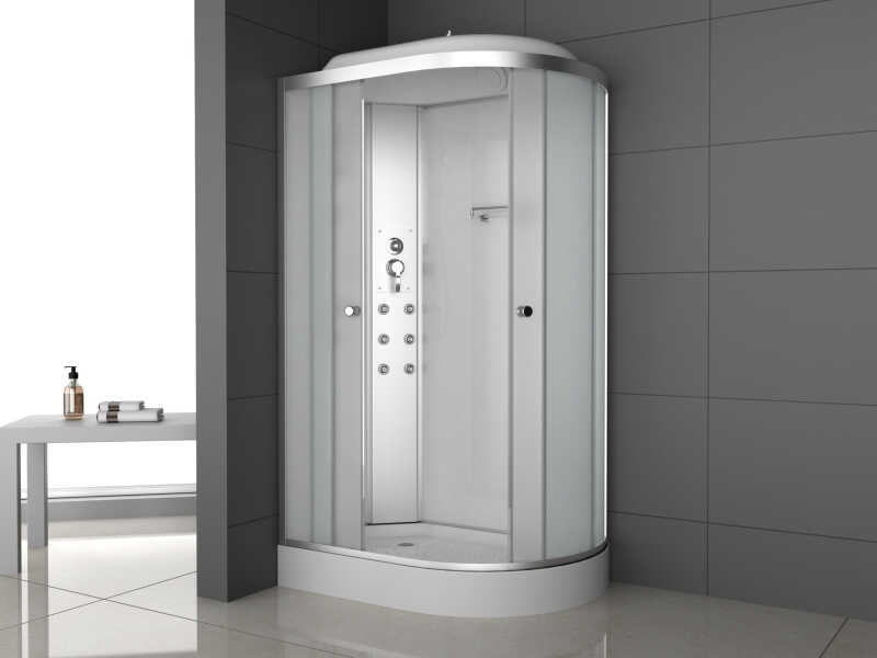 Душевая кабина ODA 8037A matt низкий поддон