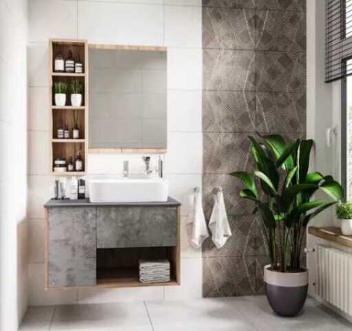 Зеркало «БРУНО-55 см» веллингтон