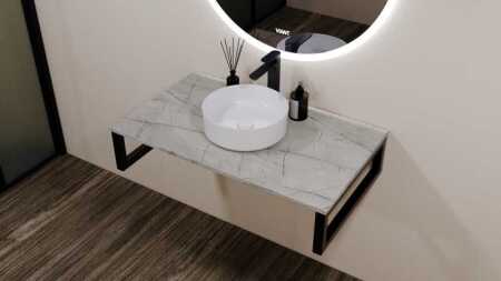 Кронштейн П-образный черный комплект (2шт)