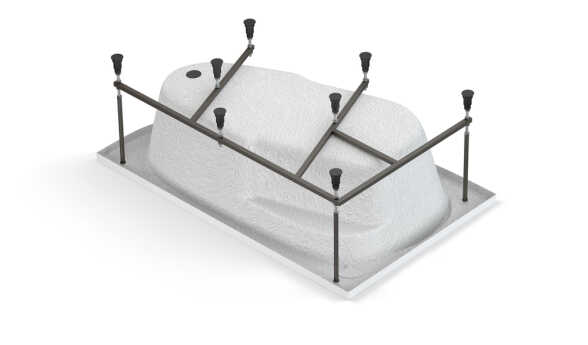 Рама д/ванны: Joanna 150 NEW метал. в комплекте со сборочным пакетом, Сорт1