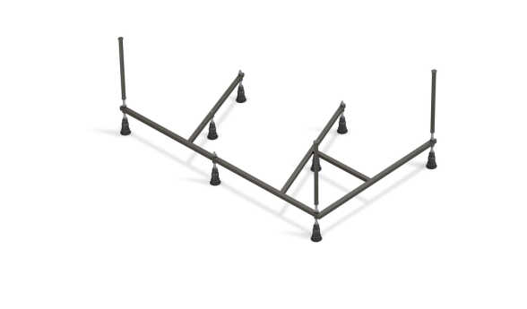 Рама д/ванны: Joanna 150 NEW метал. в комплекте со сборочным пакетом, Сорт1