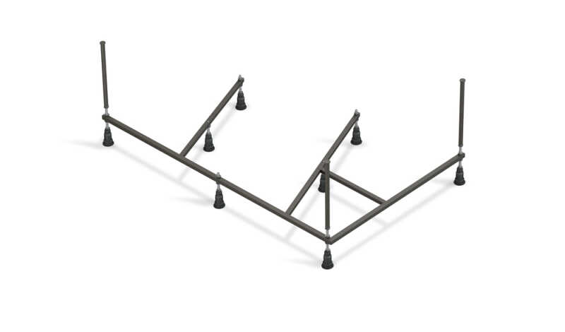 Рама д/ванны: Joanna 160 NEW метал. в комплекте со сборочным пакетом, Сорт1