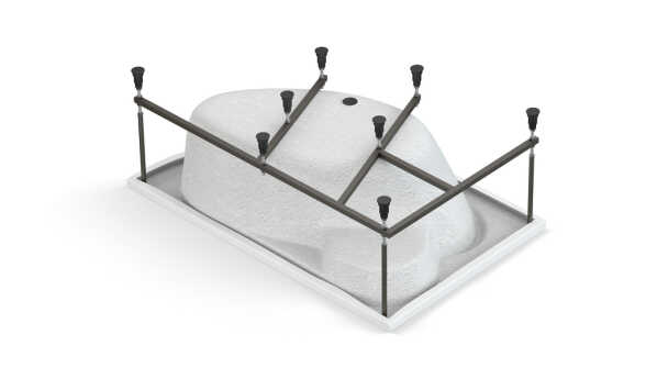 Рама д/ванны: Kaliope 153 NEW метал. в комплекте со сборочным пакетом, Сорт1