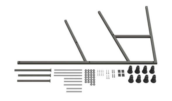 Рама д/ванны: Kaliope 153 NEW метал. в комплекте со сборочным пакетом, Сорт1