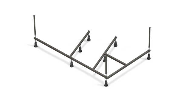 Рама д/ванны: Kaliope 170 NEW метал. в комплекте со сборочным пакетом, Сорт1